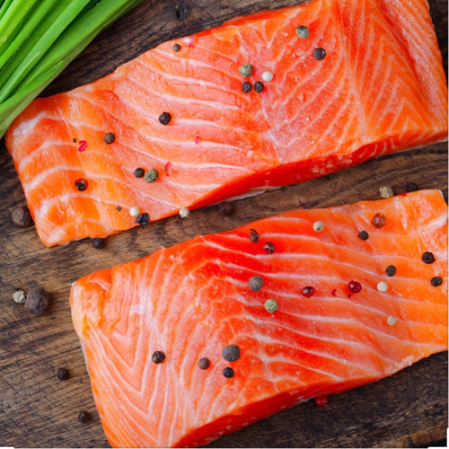 Salmon 2.5 lb box (5-6oz) Fillets